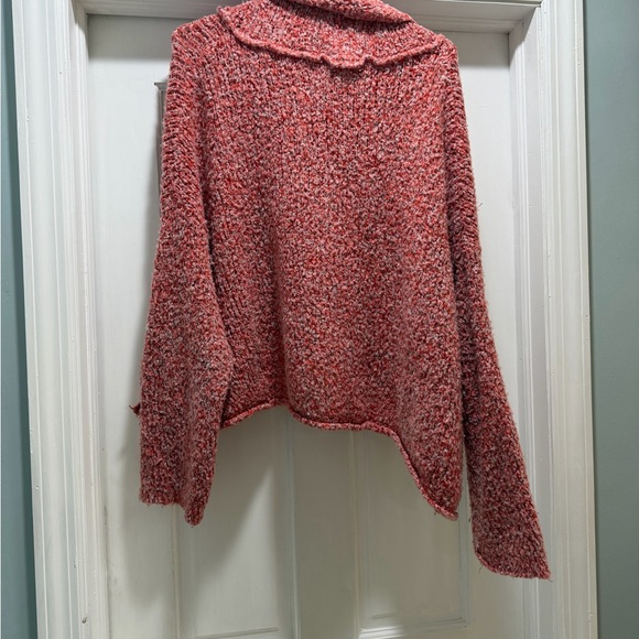 Free People BFF Cowl Neck Knit Sweater Size L - Picture 5 of 8